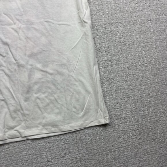 NEW The Rolling Stones Band T-Shirt Wom Sz XS White Off-White Tattoo Graphic - Picture 14 of 15